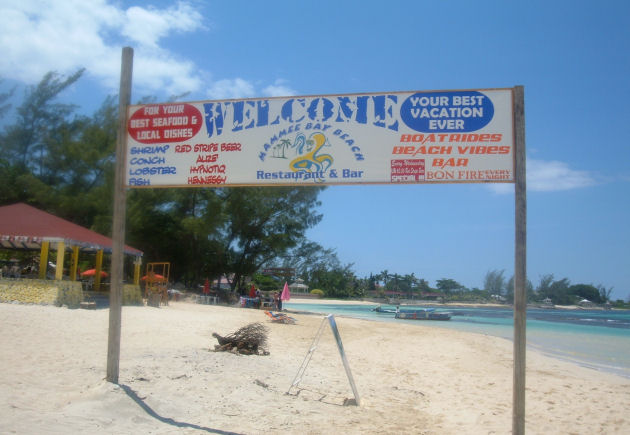 Mammee Bay Beach Sign
